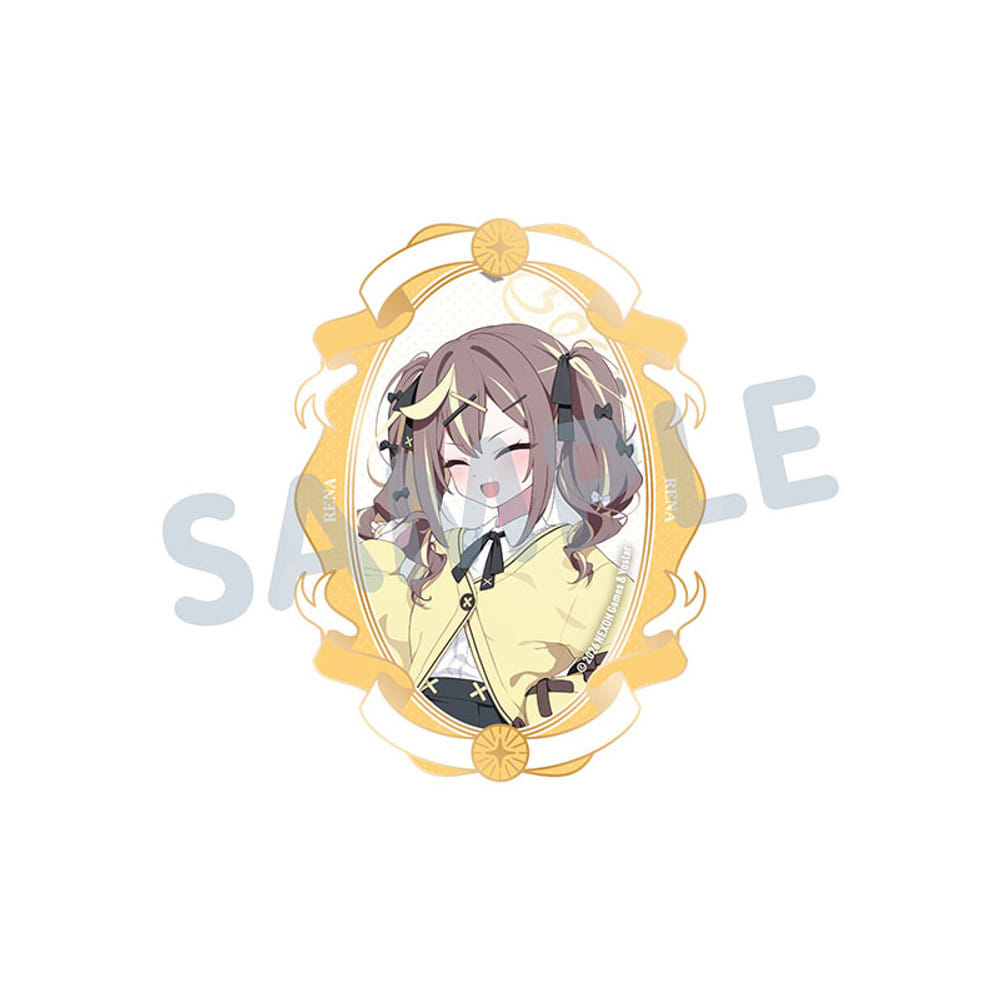 Blue Archive Rena Character portrait within an ornate oval foil frame — view 1