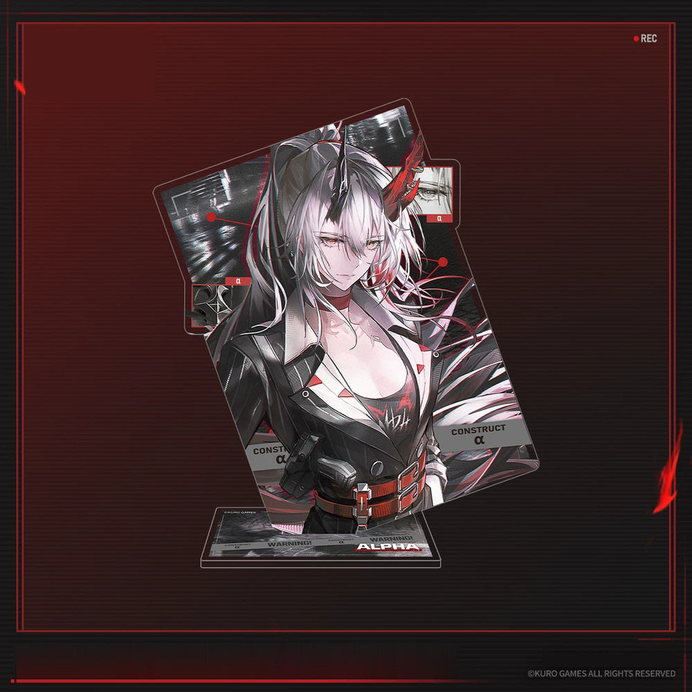 Punishing: Gray Raven — Alpha Diagonal Acrylic Stand — Shadow Edges Theme