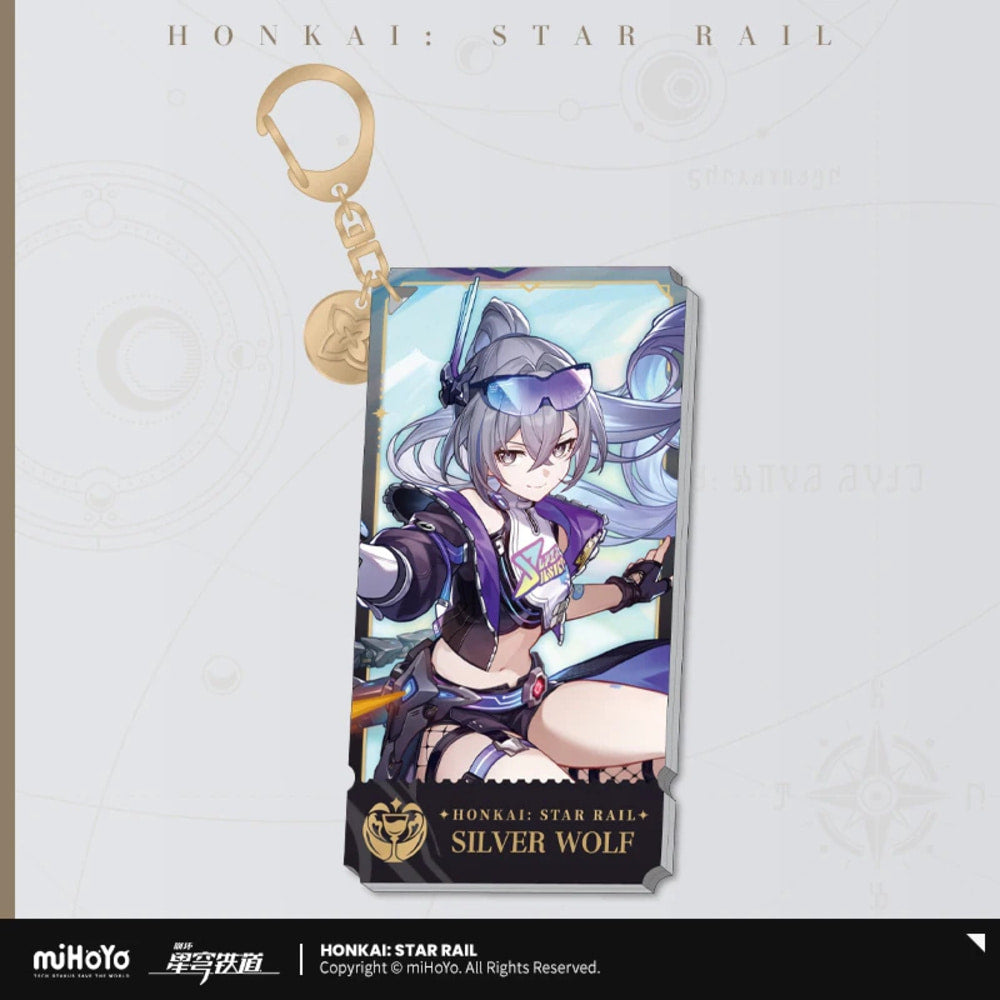 Honkai: Star Rail — Silver Wolf LV.999 Elation Illustration Acrylic Keychain