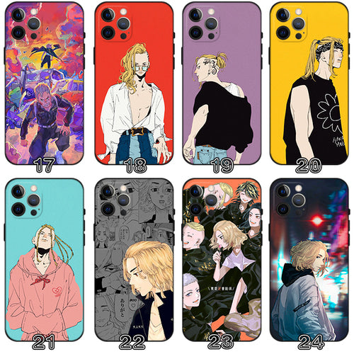 도쿄리벤저스 폰케이스 도리벤 핸드폰 케이스 갤럭시 아이폰 소프트 강화유리