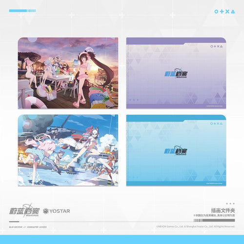 Blue Archive: Abydos Countermeasures Committee A4 Clear File - Summer Event Ver