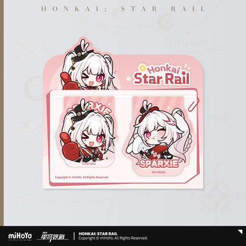 Honkai: Star Rail — Sparxie Pom-Pom Exhibition Hall Magnetic Bookmark Set of 2