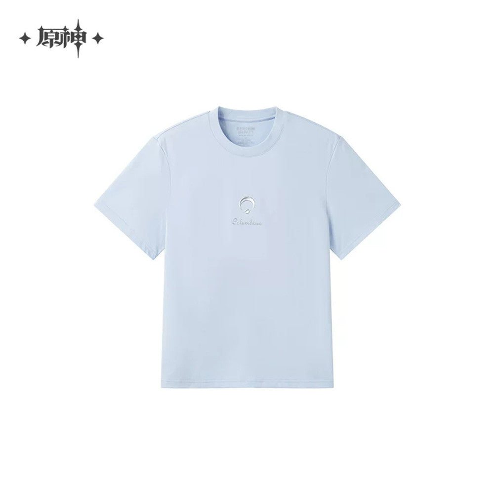 원신 콜롬비나 루즈핏 반팔 티셔츠 원본 상품 견본 — 이미지 1