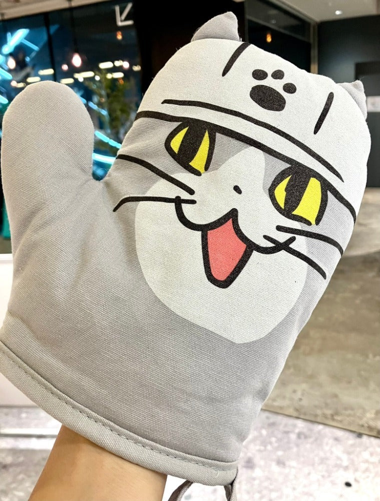 일하는 좋았쓰 고양이 공식 정품 굿즈 현장냥이 냄비 장갑