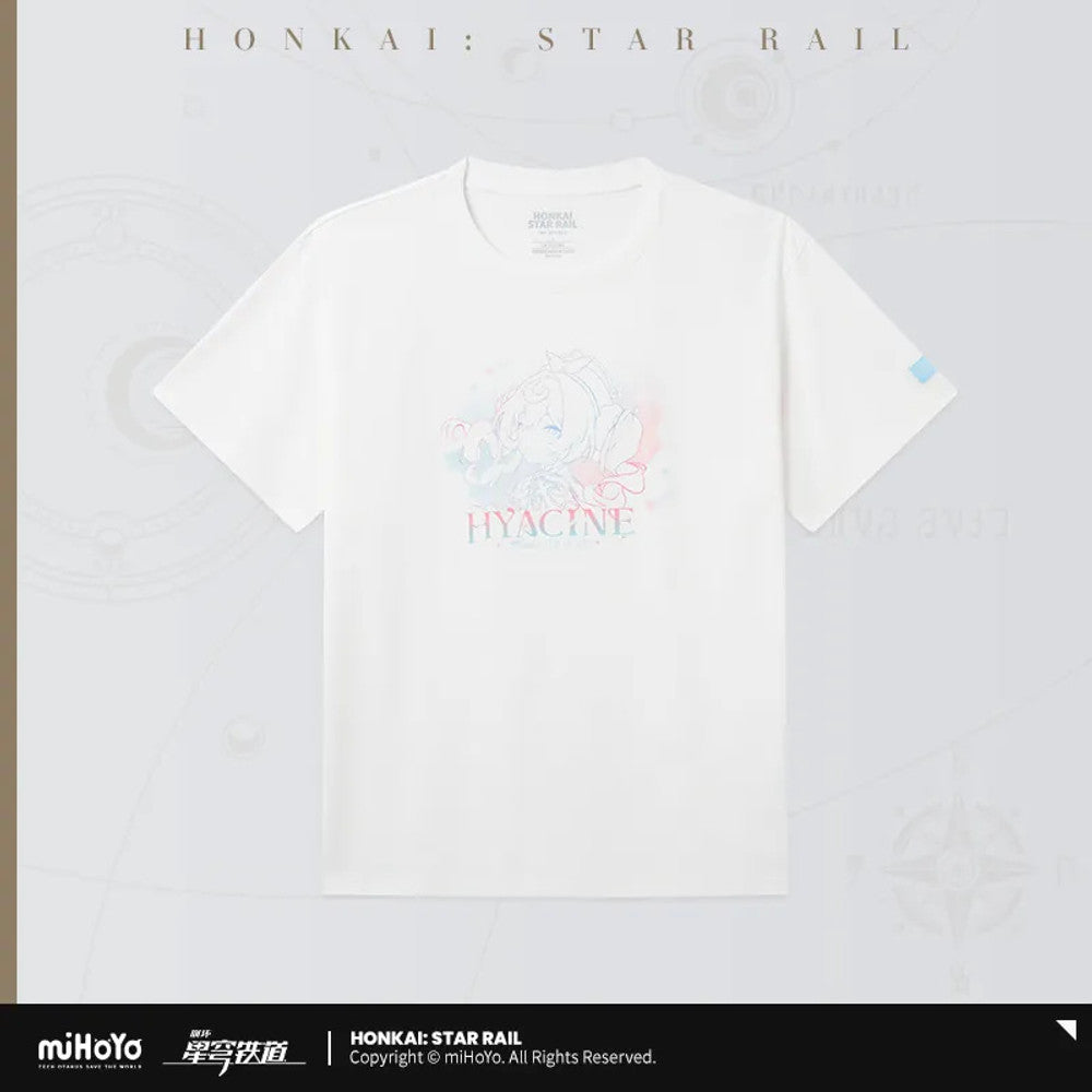 Honkai: Star Rail — Hyacine Impression Short-Sleeve T-Shirt — product detail; other clothing and styling props excluded