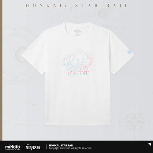 Honkai: Star Rail — Hyacine Impression Short-Sleeve T-Shirt — product detail; other clothing and styling props excluded