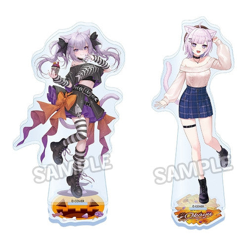 Hololive — Nekomata Okayu LAWSON Halloween & Autumn Collab Acrylic Stand 2-Outfit Set