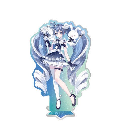 Hatsune Miku — Hatsune Miku Glitter Acrylic Stand — SNOW MIKU 2025