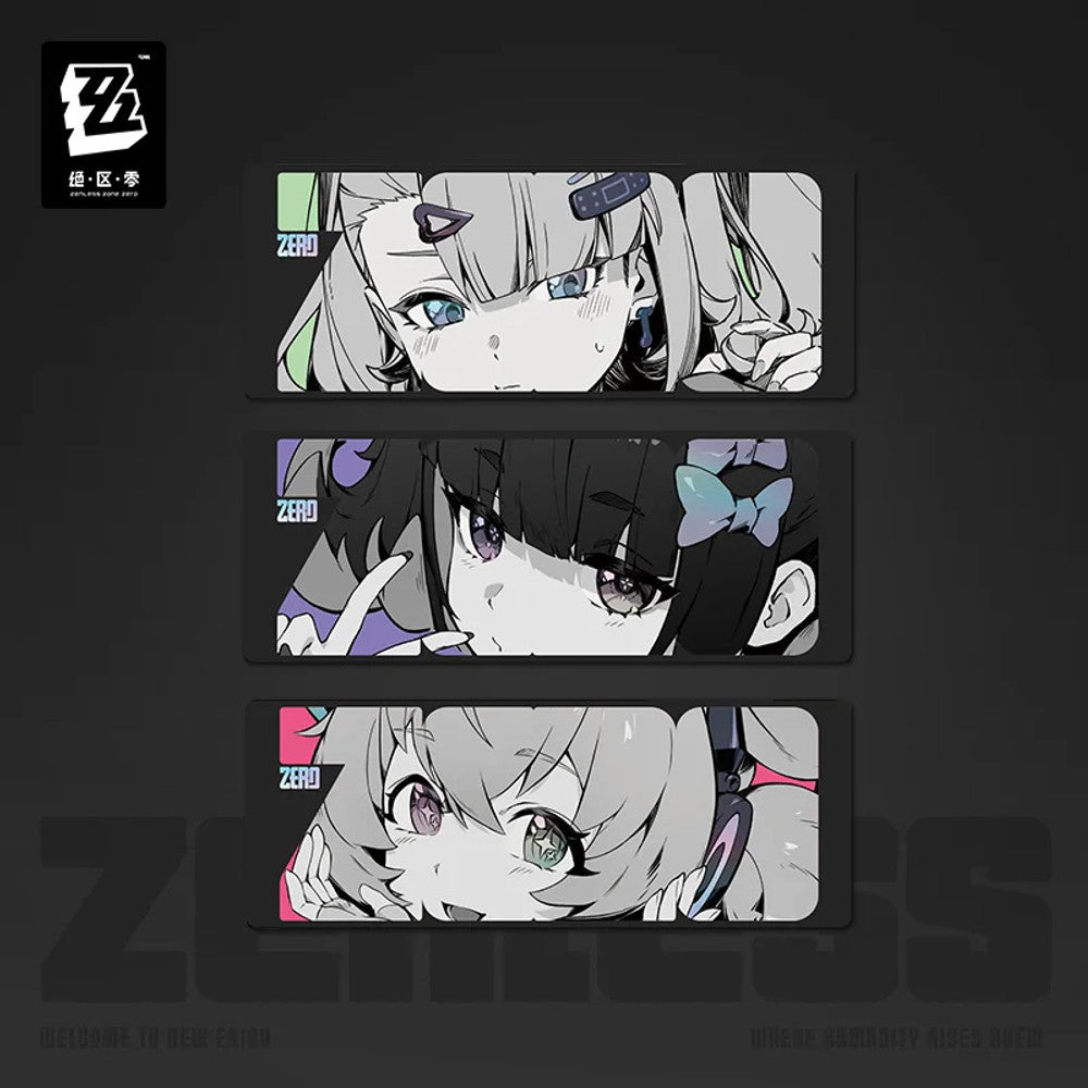 Zenless Zone Zero — Tidal Noise Keyboard Replacement Panel — Agent Group A (Suna, Aria, Nangong Yu)