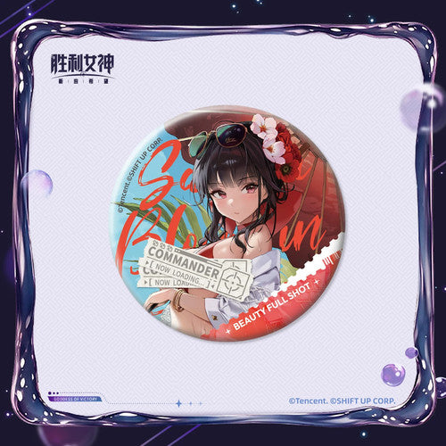 NIKKE: Goddess of Victory — Sakura: Bloom in Summer Character Can Badge