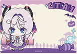 The included Citlali photo card with a Halloween design