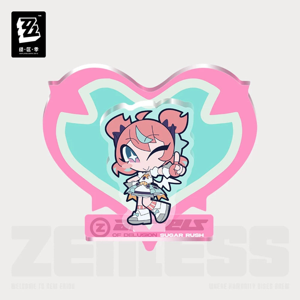 Zenless Zone Zero — Aria SD Acrylic Fridge Magnet — PINK Sweet Critical