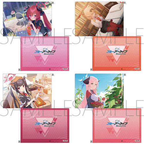 블루 아카이브 공식 정품 메모리얼 클리어 파일 vol.3 치나츠 주리 후우카 준코