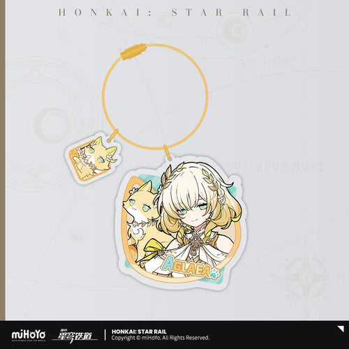 Honkai: Star Rail — Aglaea Tiny Cat Acrylic Keychain