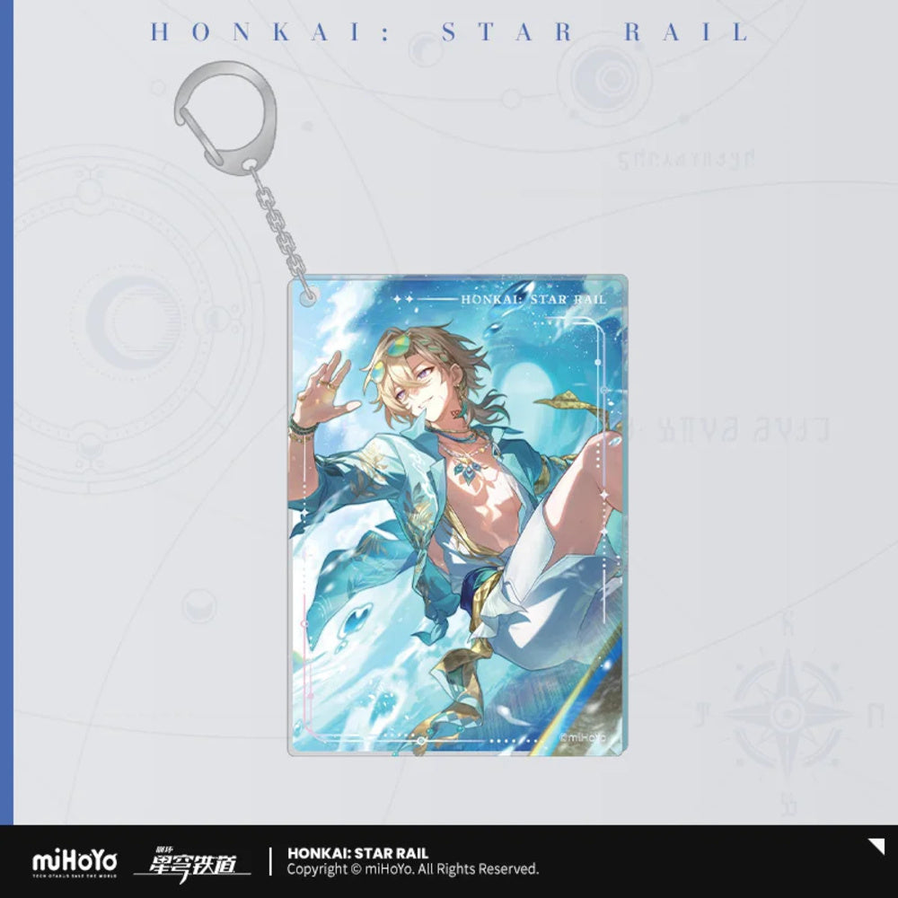 Honkai: Star Rail — Light Cone 4.0 Acrylic Keychain — Midsummer Cast Into the Waves