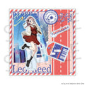 Project SEKAI Honami Mochizuki Full-body character art with a separate nameplate and base — view 1