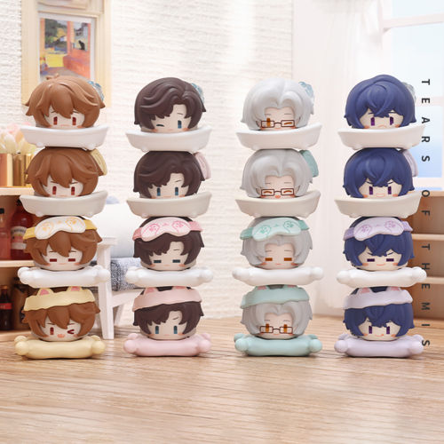 미해결 사건부 공식 정품 나른한 시간 시리즈 Q버전 중첩 피규어 굿즈