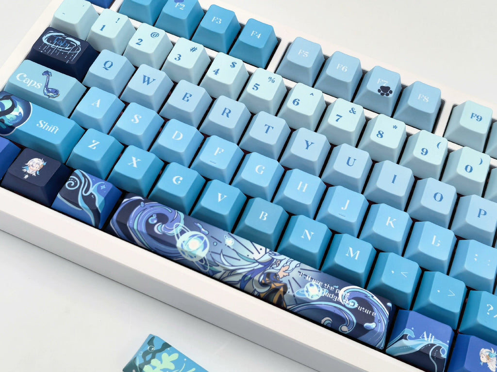 Genshin Impact: Neuvillette Theme Keycap Set - Iudex of Fontaine Edition