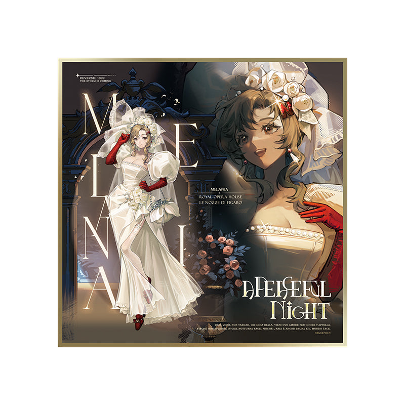 Reverse 1999 Official Acrylic Shikishi Board Isolde Melania 37 Marcus