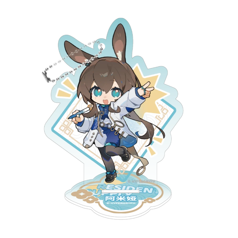 Arknights: Lin Acrylic Stand Keychain - Lawson Collab New Year Ver