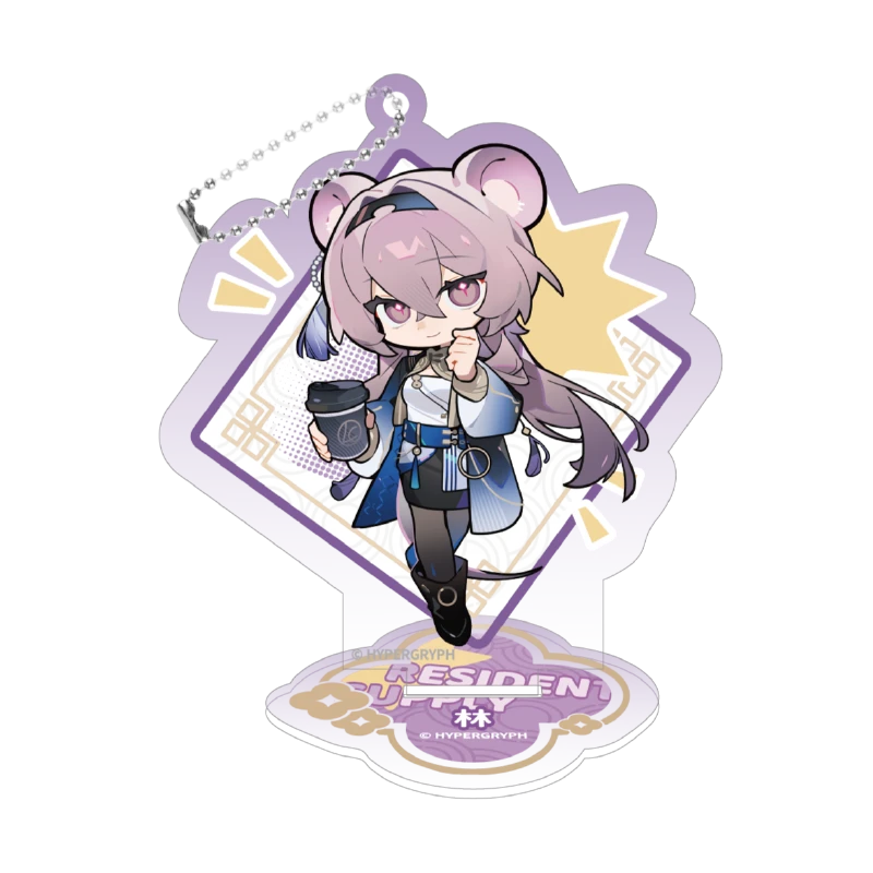 Arknights: Shu Acrylic Stand Keychain - Lawson New Year Chibi Ver