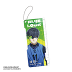 Blue Lock: Yoichi Isagi Acrylic Keyring Ruler - Blue Prison Series