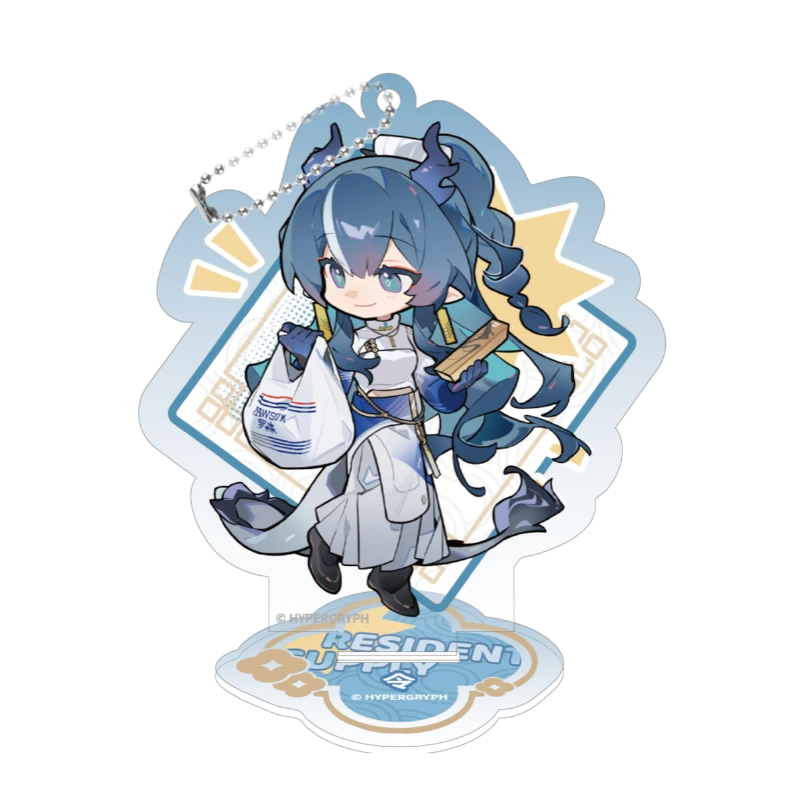 Arknights: Shu Acrylic Stand Keychain - Lawson New Year Chibi Ver