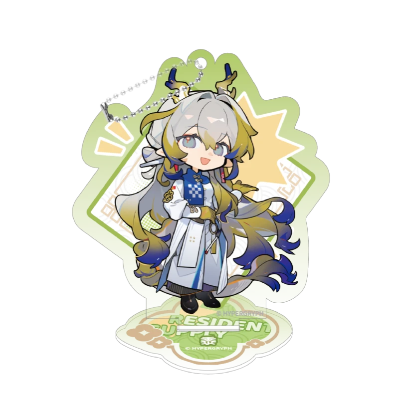 Arknights: Lin Acrylic Stand Keychain - Lawson Collab New Year Ver