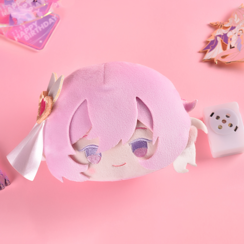 붕괴 3rd 공식 정품 엘리시아 만쥬 인형 키링 동전 지갑