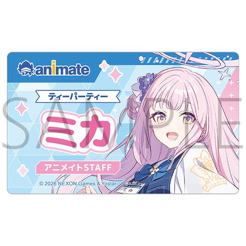 Blue Archive — Mika Shop Clerk Name Tag Acrylic Badge — animate Autumn Fair