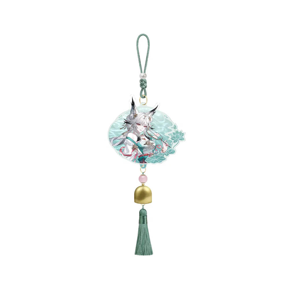 Wuthering Waves — Fox Constellation Acrylic Keychain — Ink Cloud Wandering Fox Series