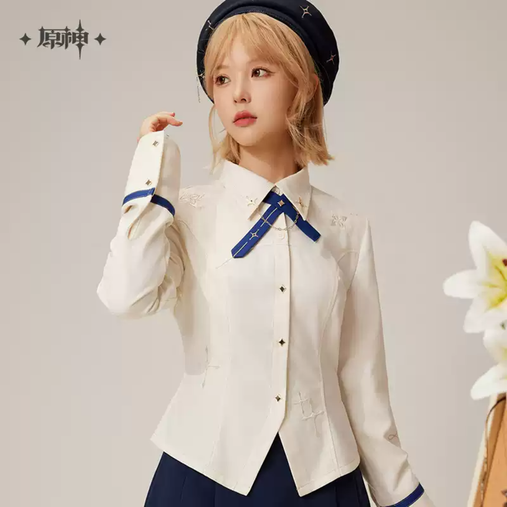 원신 공식 정품 굿즈 알베도 임프레션 테마 블라우스 셔츠