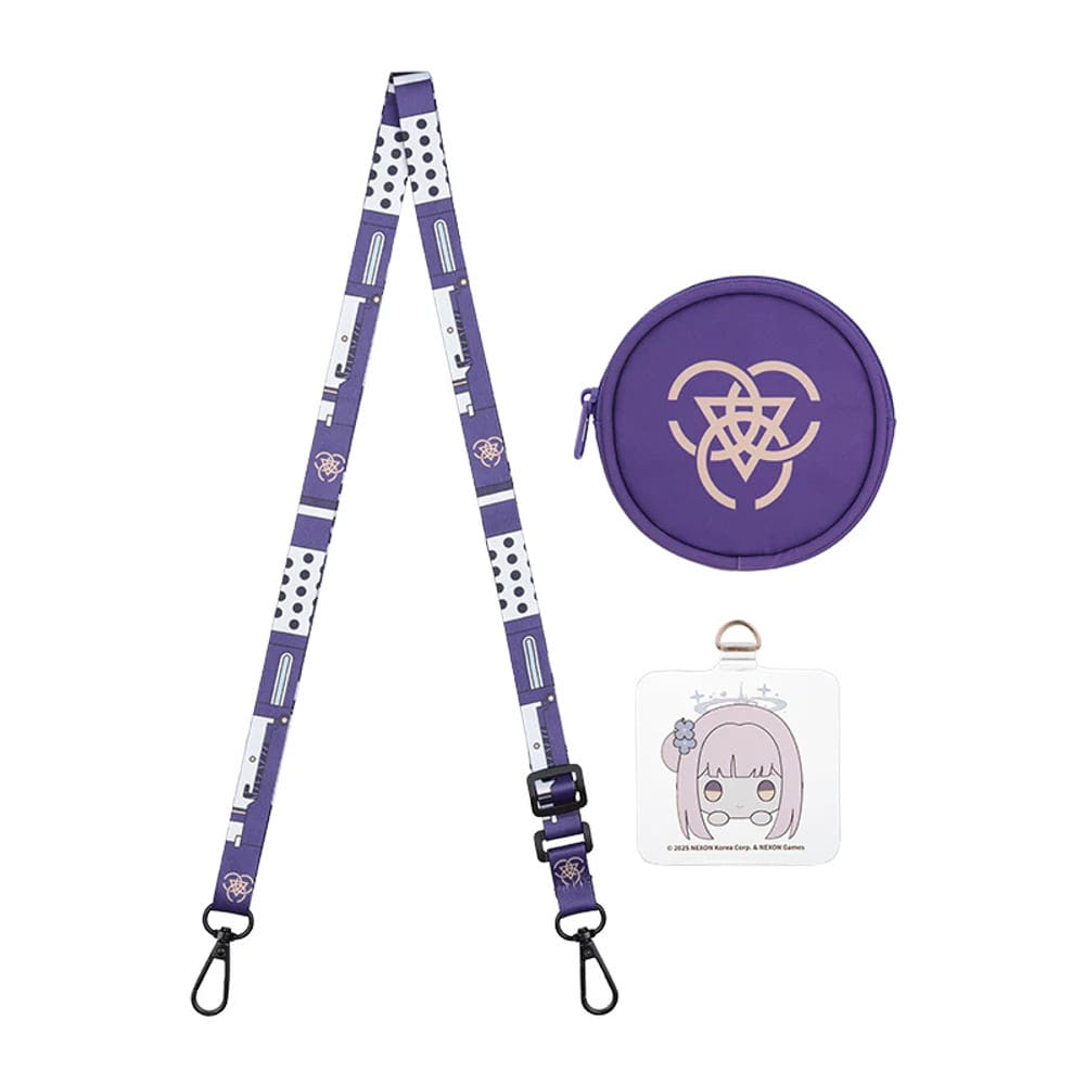 Blue Archive Mika Neck Strap with Coin Case — view 1