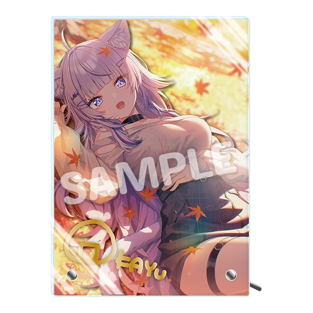 Hololive — Nekomata Okayu LAWSON Halloween & Autumn Collab A4 Acrylic Stand Panel
