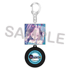 Blue Archive — Koharu Record-Shaped Acrylic Keychain — DJ fes. Tour