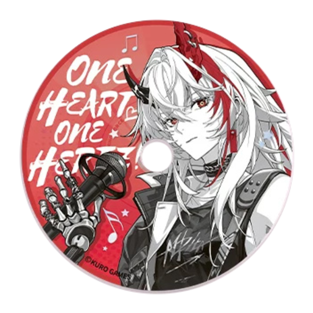Punishing: Gray Raven — Alpha CD-Style Acrylic Coaster — Meet in the Frequency