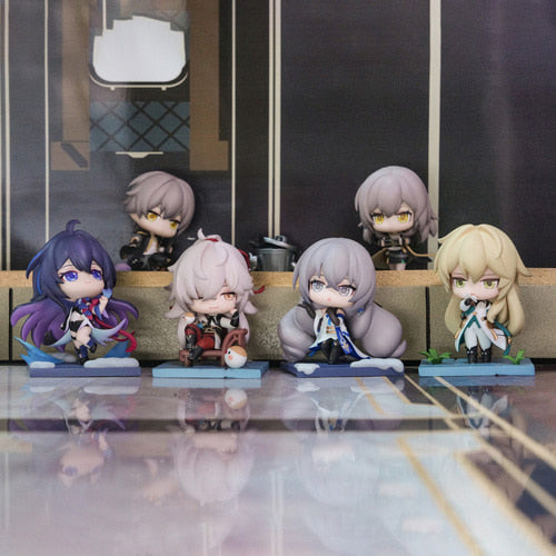 붕괴 스타레일 공식 정품 굿즈 출발 카운트 다운 테마 Q버전 피규어 스텔레 카일루스 제레 경원 브로냐 나찰