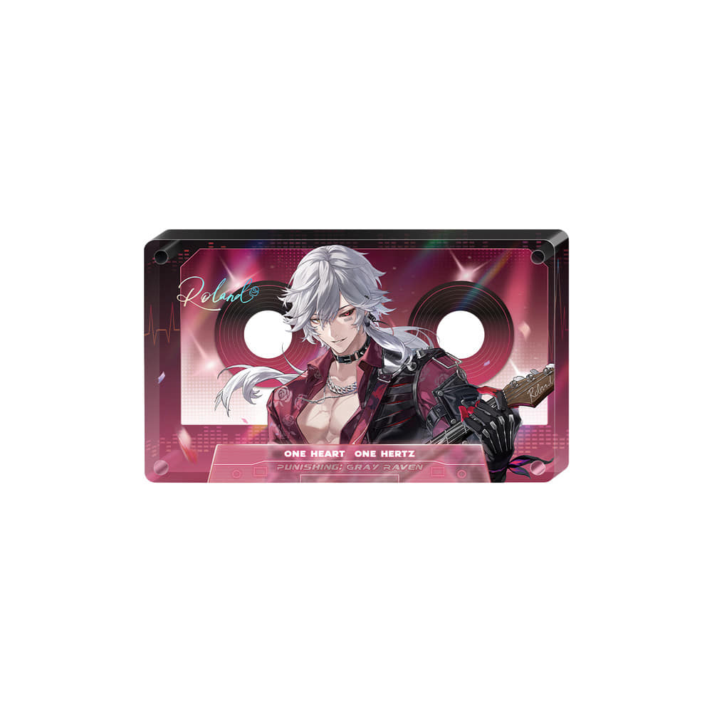 Punishing: Gray Raven — Roland Acrylic Cassette Tape Ornament — Meet in the Frequency
