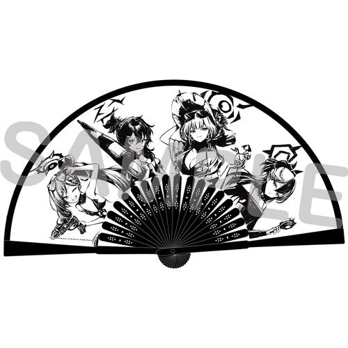 Blue Archive — Ink Wash Folding Fan — TSUTAYA POPUP SHOP Problem Solver 68