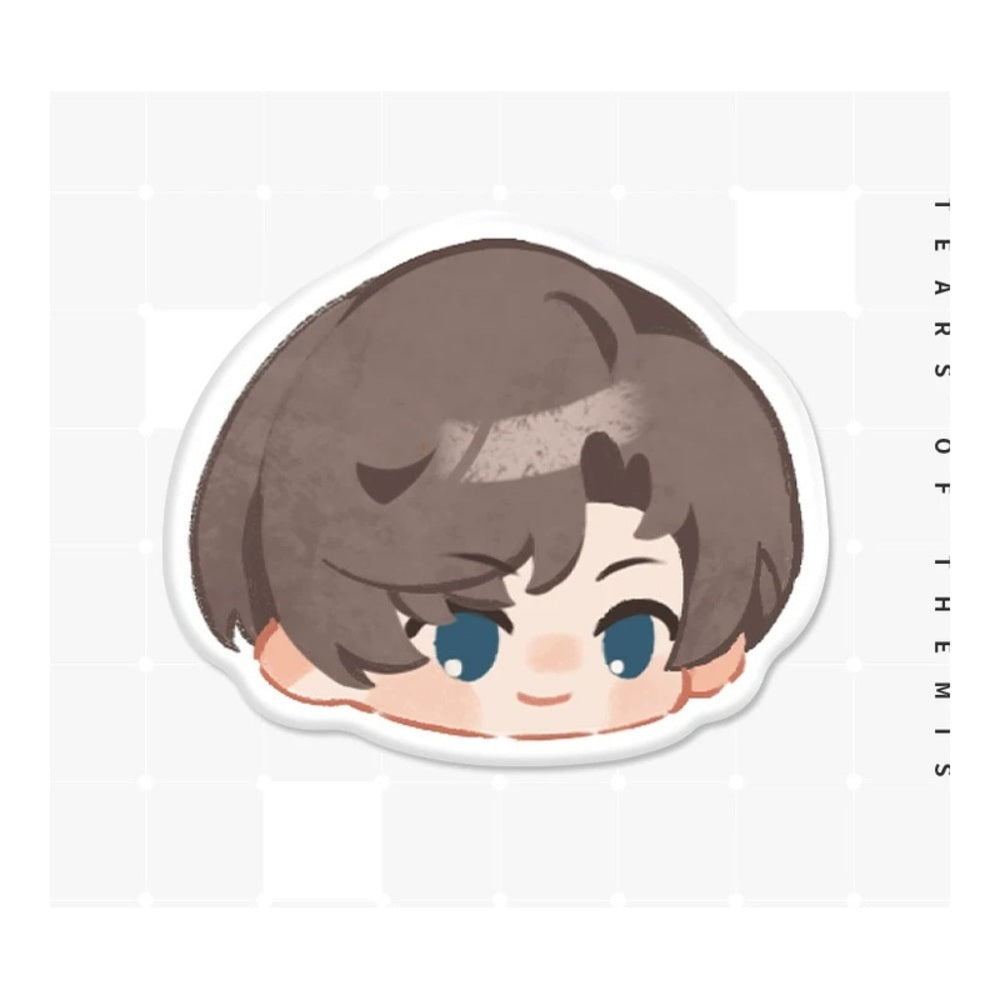 未定事件簿 左京静真 陶器ミニキャラマグネット B（画像1）