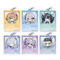 GODDESS OF VICTORY: NIKKE Mini-character artwork is framed like a music-player screen on these acrylic keychains. — view 1