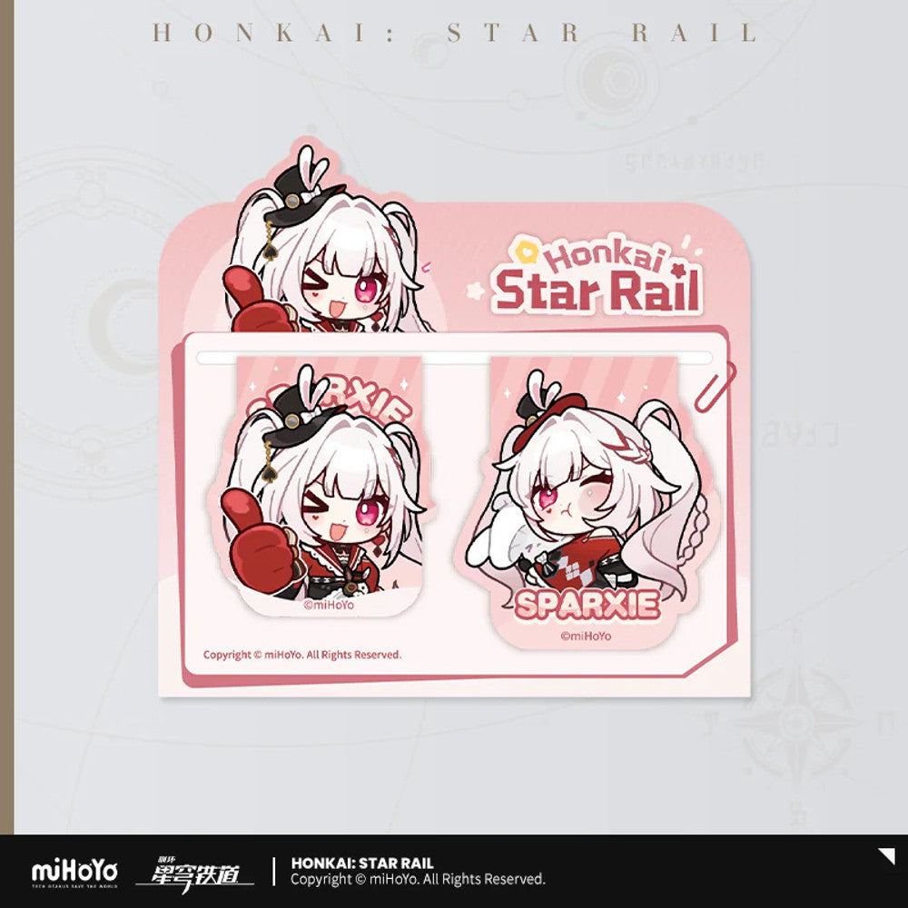Honkai: Star Rail — Sparxie Pom-Pom Exhibition Hall Magnetic Bookmark Set of 2