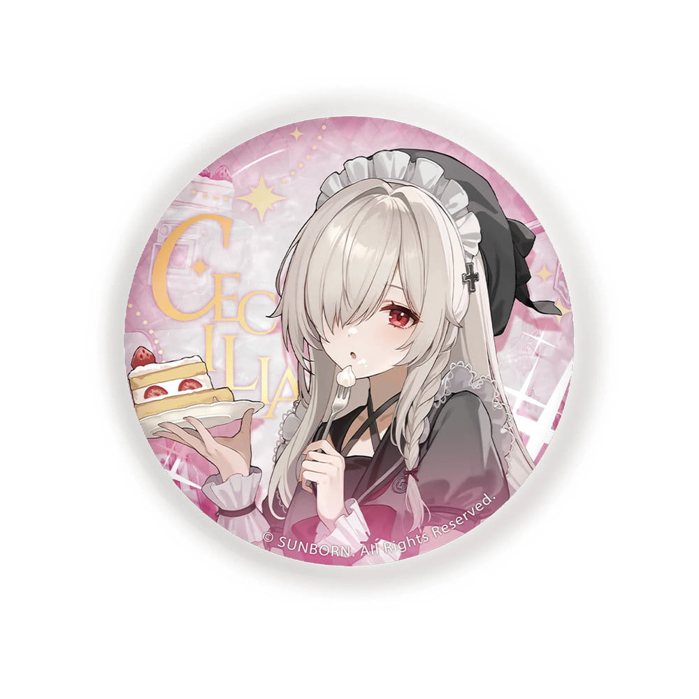 Girls' Frontline 2: Exilium — Cecilia Southern Cross Café Collab Double Flash Can Badge