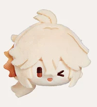 The detached plush head of Kaedehara Kazuha