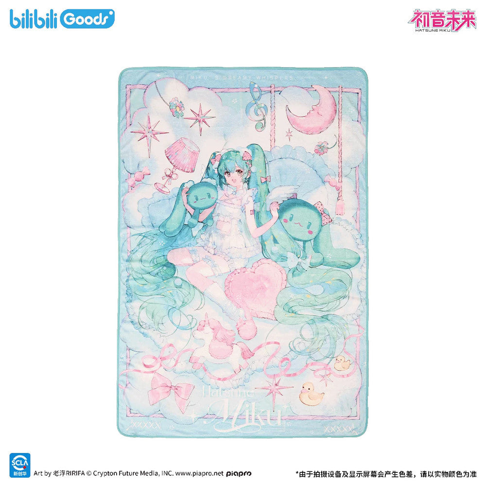 ピアプロキャラクターズ 初音ミク イラストブランケットの元の商品見本（画像1）