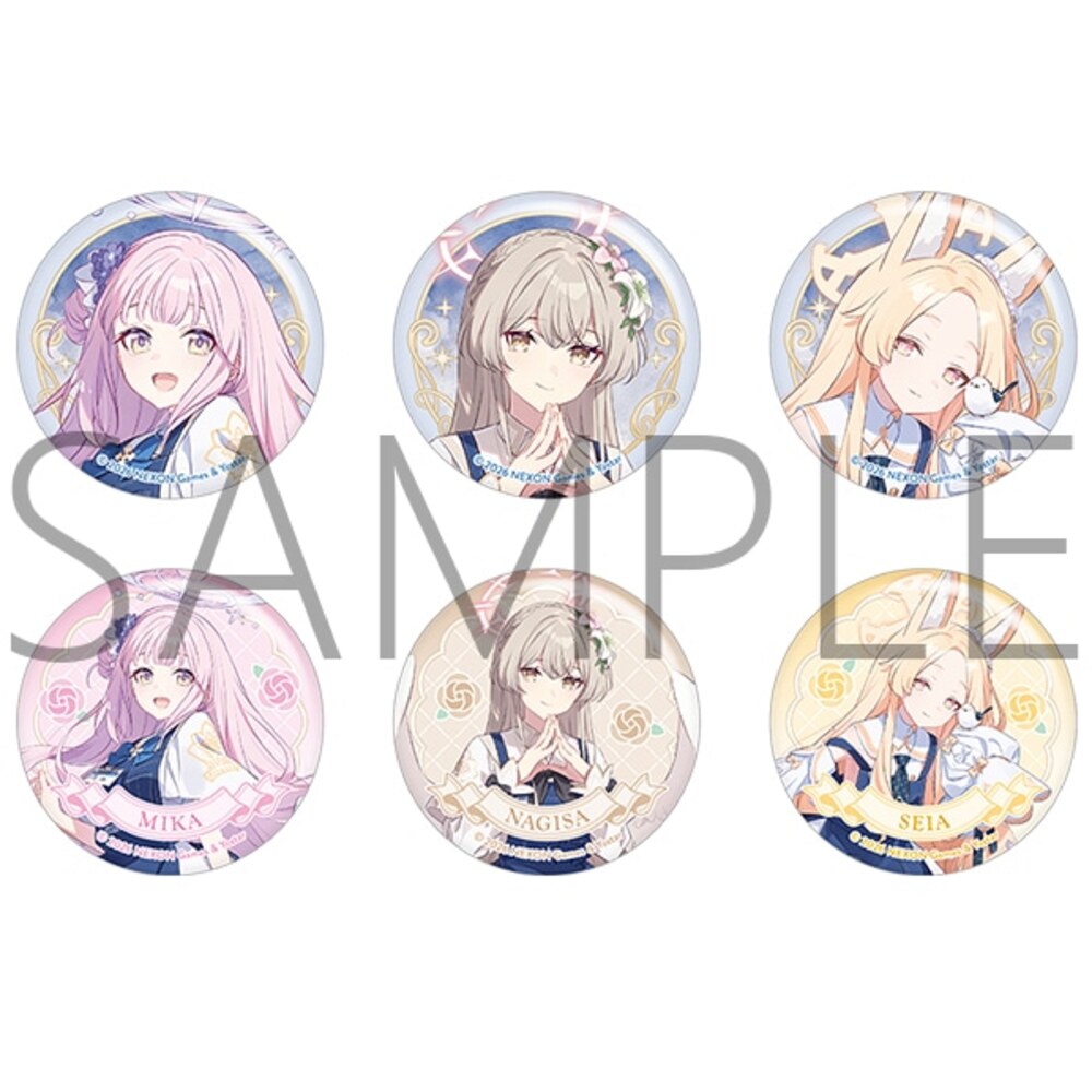 Blue Archive — Tea Party Random Can Badge Full Box of 6 — animate Autumn Fair