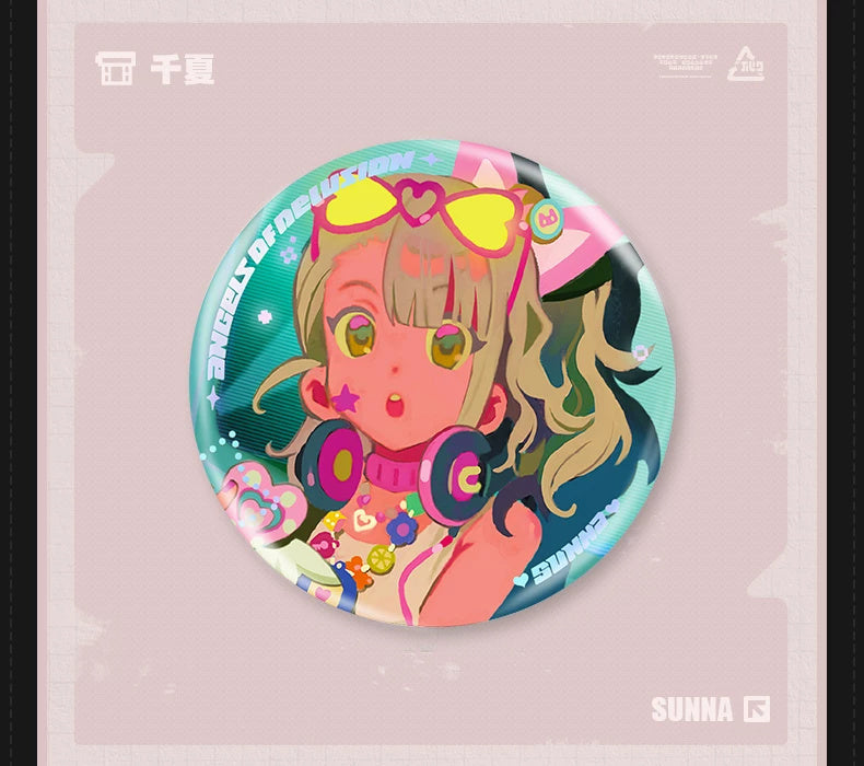 젠레스 존 제로 · 오랜 꿈의 앙코르 · 수나 · 캔뱃지 · 시리즈 참고용·해당 디자인 별도 판매.