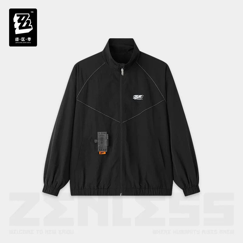 ZZZ STUDIO 2026AW 스탠드칼라 재킷, 베이지·블랙 · 상품 이미지·시리즈 상세