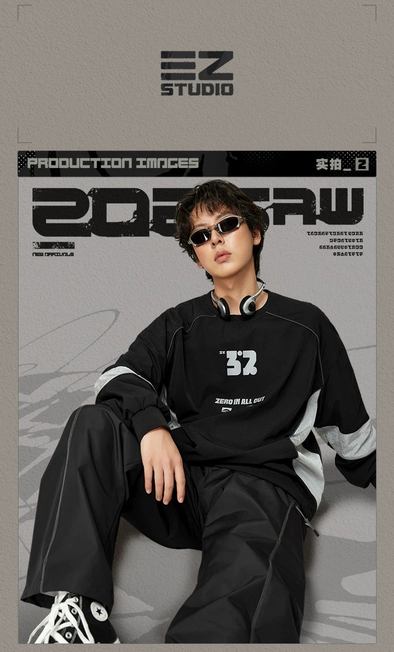 ZZZ STUDIO 2026AW 블랙 스트레이트 팬츠 · 상품 이미지·시리즈 상세