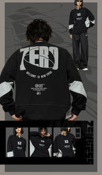 ZZZ STUDIO 2026AW 배색 풀오버, 오렌지·블랙 · 상품 이미지·시리즈 상세